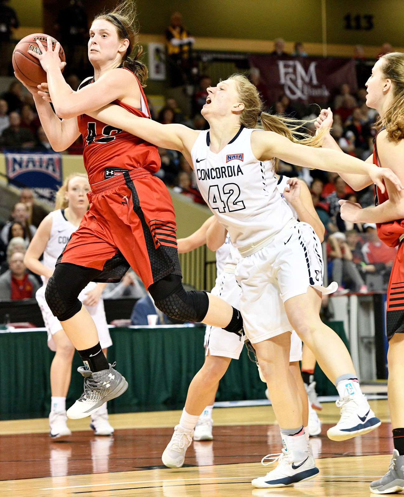 Northwestern College vs Concordia NAIA basketball